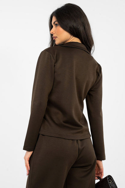   Marynarka Model IT-MA-22201.82 Dark Brown - Italy Moda 