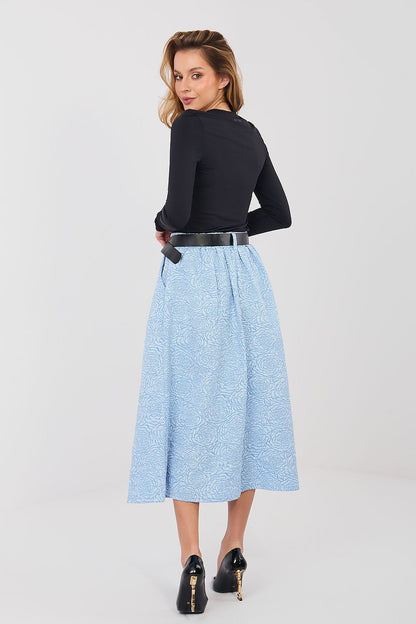  Spódnica Model IT-SD-18760.69 Light Blue - Rue Paris 