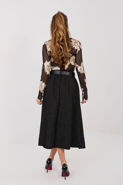  Spódnica Model IT-SD-18760.69 Black - Rue Paris 