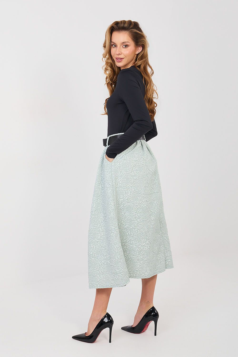  Spódnica Model IT-SD-18760.69 Mint - Rue Paris 