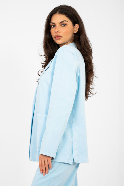   Marynarka Model IT-MA-FL7703.49 Light Blue - Rue Paris 