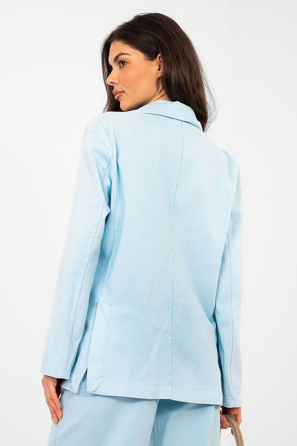   Marynarka Model IT-MA-FL7703.49 Light Blue - Rue Paris 