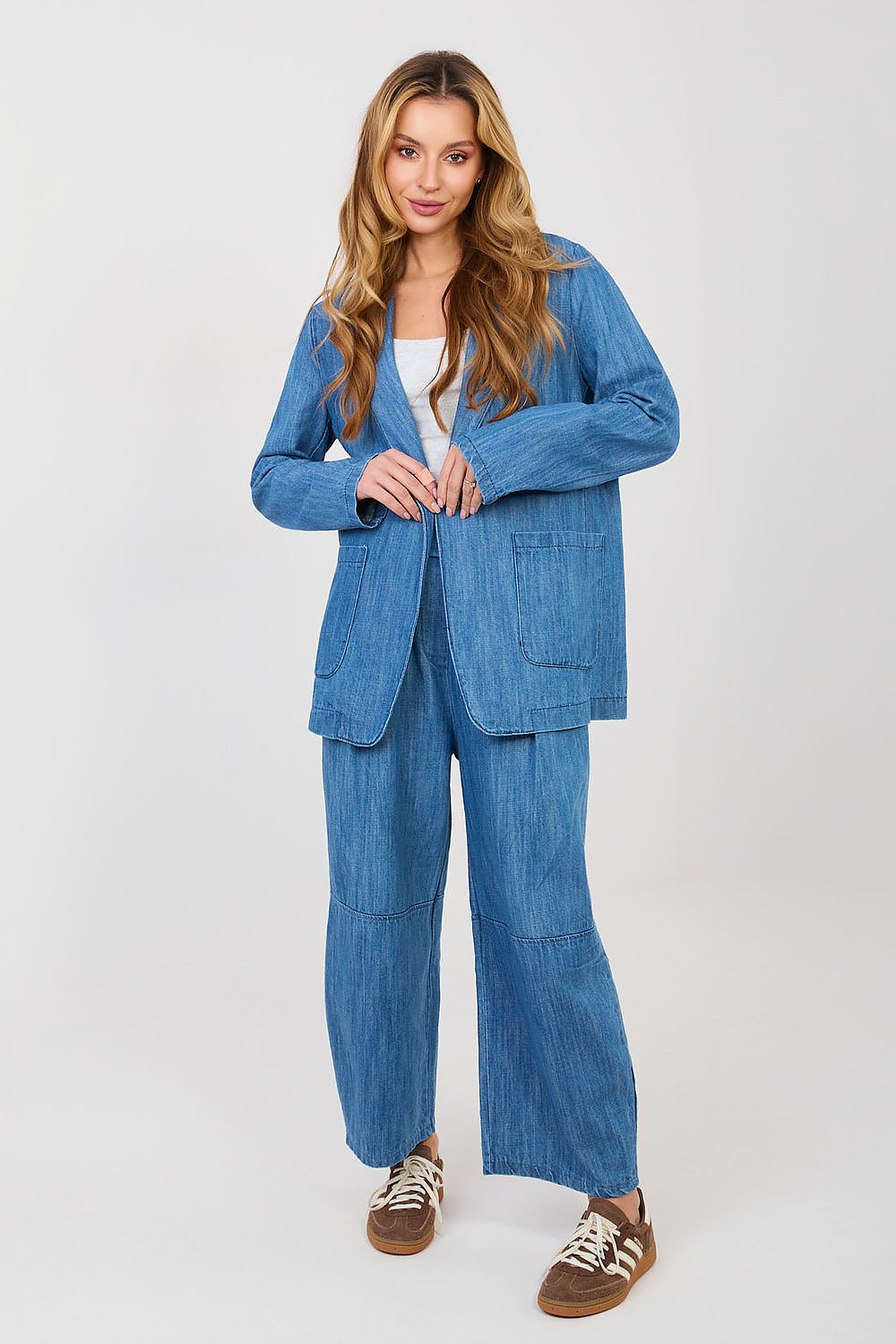   Marynarka Model IT-MA-FL7703.21P Blue - Rue Paris 