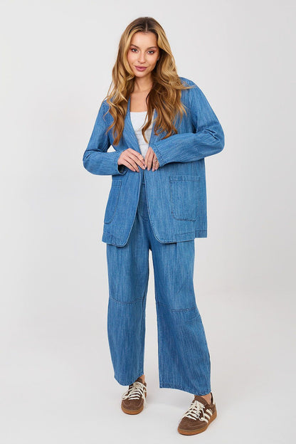   Marynarka Model IT-MA-FL7703.21P Blue - Rue Paris 