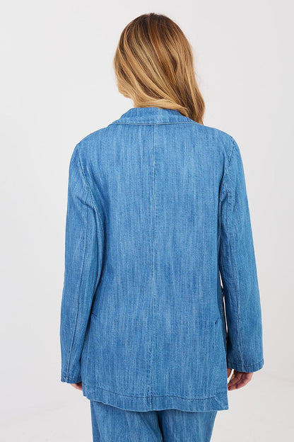   Marynarka Model IT-MA-FL7703.21P Blue - Rue Paris 