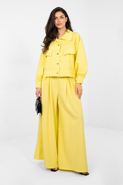   Koszula Damska Model IT-KR-FL10071.09P Yellow - Rue Paris 
