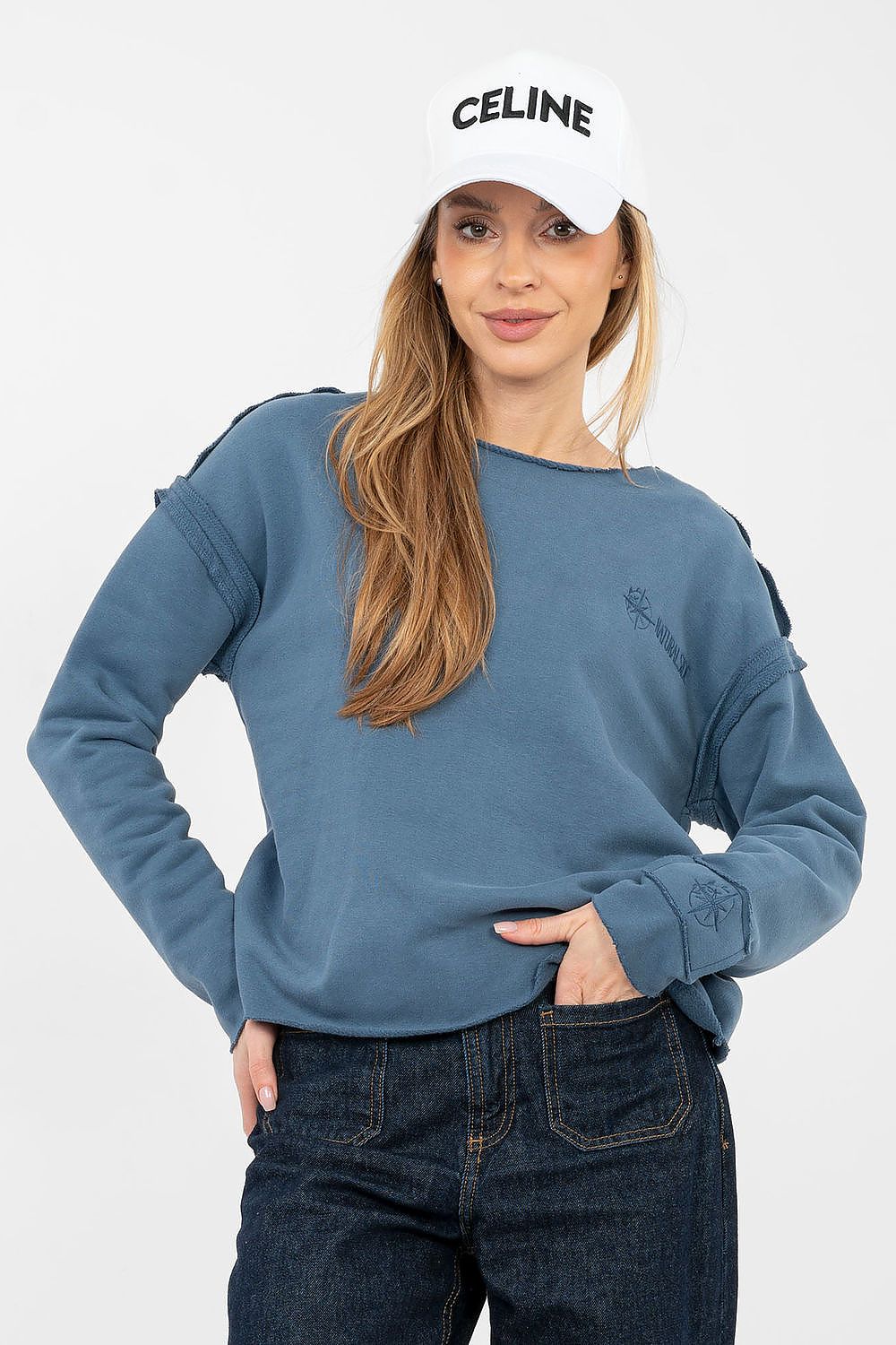   Bluza Damska Model NS-BL-NS2553.16 Dark Blue - Factory Price 