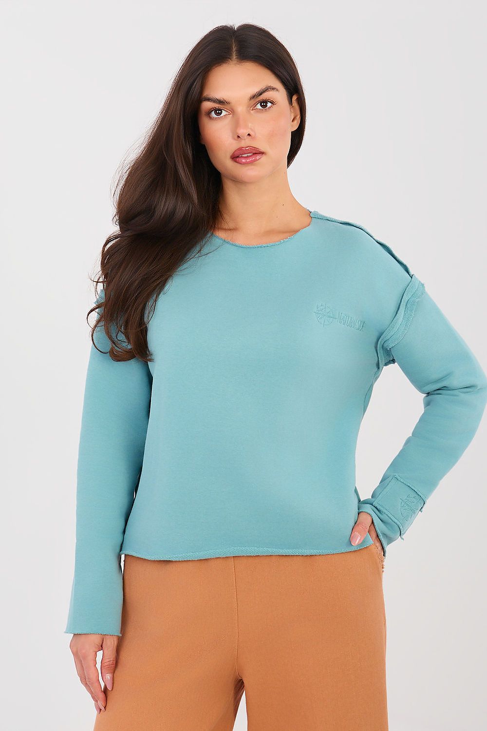   Bluza Damska Model NS-BL-NS2553.16 Turkus - Factory Price 