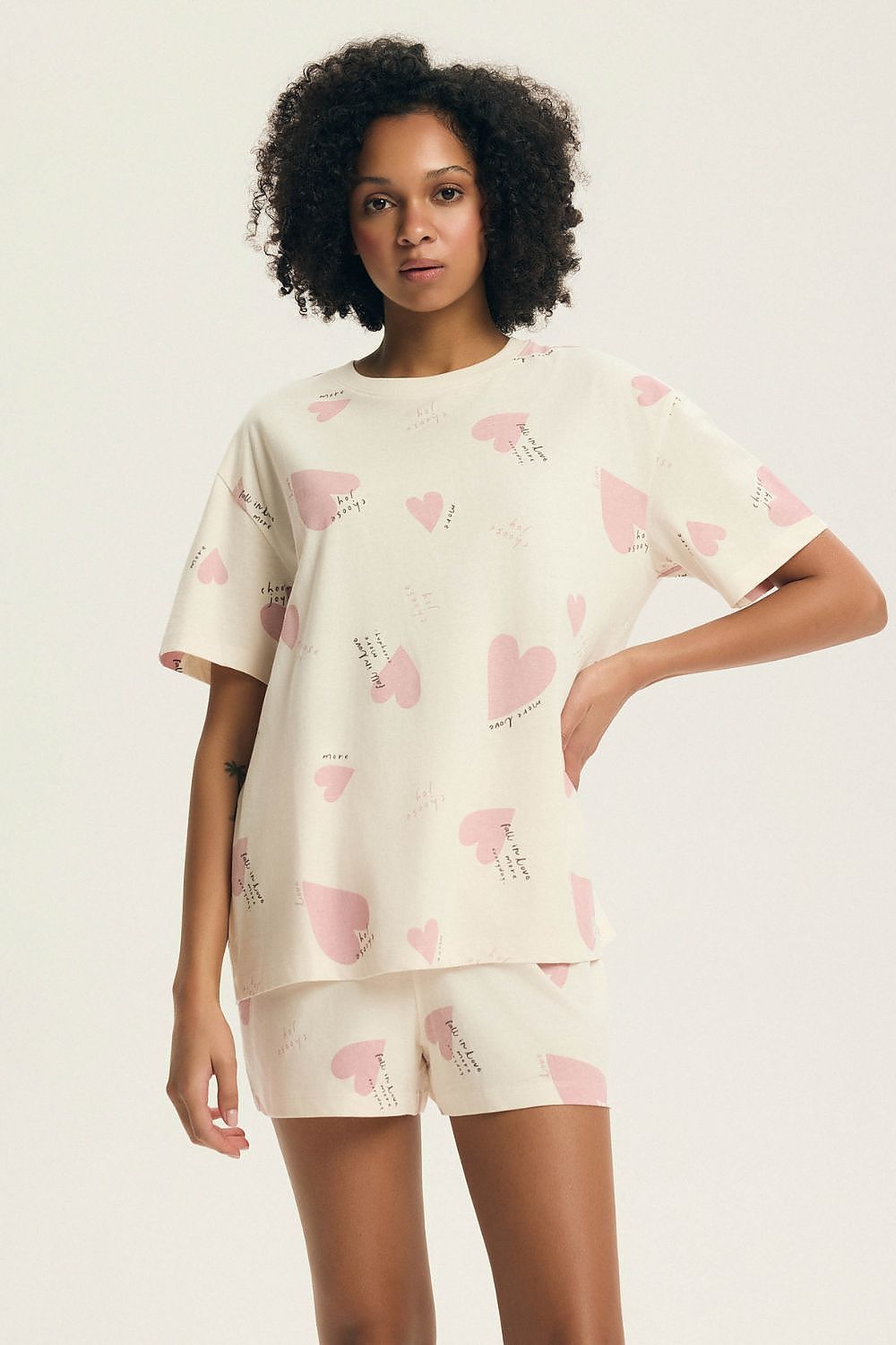  Piżama Damska Model Elai 44498 Pastel Pink - Henderson 