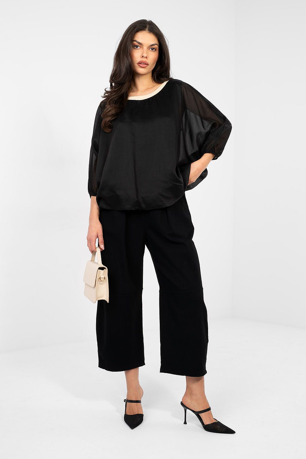   Bluzka Model IT-BZ-18868.81 Black - Italy Moda 