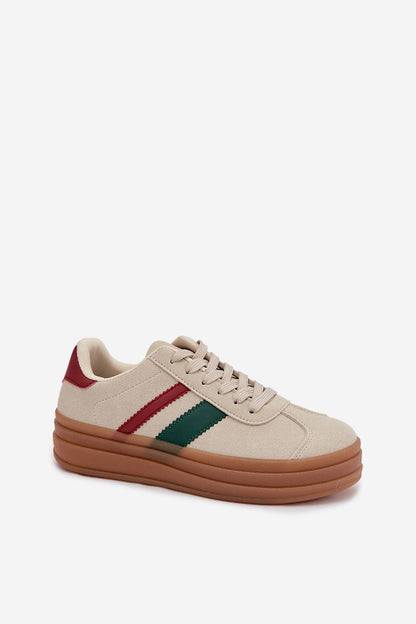  Buty Sportowe Model Janivelle 25SP26-9086 Beige - Step in style 