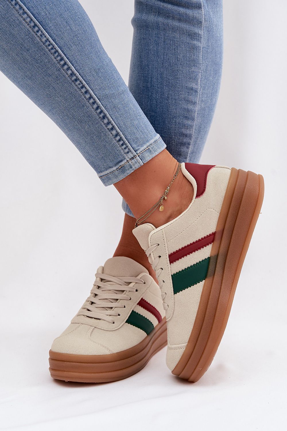   Buty Sportowe Model Janivelle 25SP26-9086 Beige - Step in style 