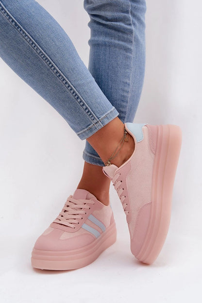   Buty Sportowe Model Galleria A021 Pink - Step in style 