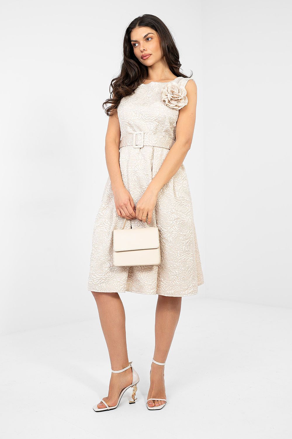   Sukienka Model IT-SK-21861.86 Light Beige - Rue Paris 