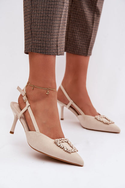  Sandały Model Ismeria G495 Light Beige - Step in style 