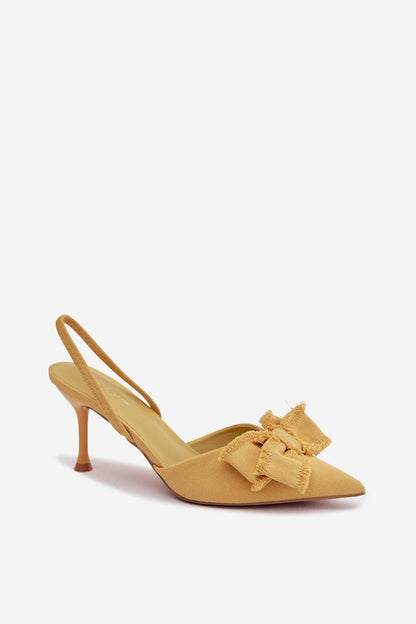  Sandały Model Hestia 100-479 Yellow - Step in style 