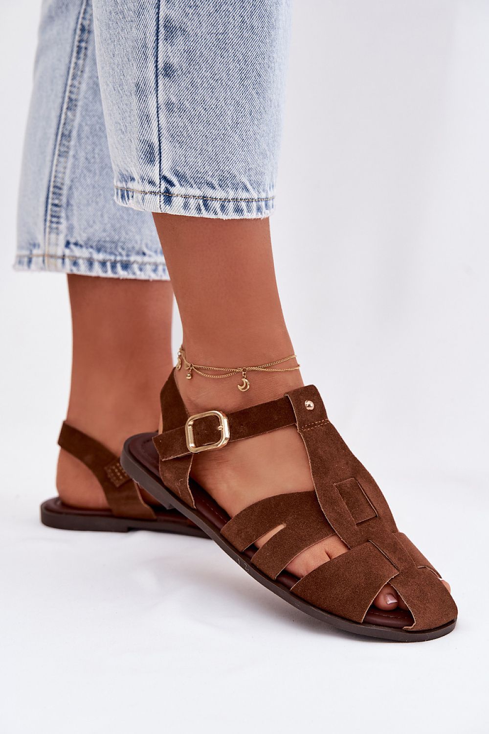  Sandały Model Belanessa DM507 Brown - Step in style 