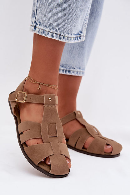  Sandały Model Belanessa DM507 Khaki - Step in style 