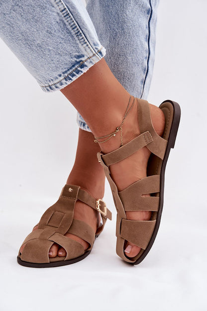  Sandały Model Belanessa DM507 Khaki - Step in style 
