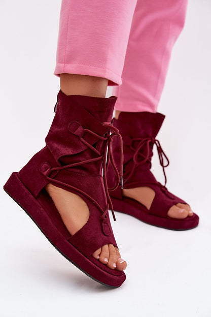  Sandały Model Ferlisse NN652 Bordo - Step in style 