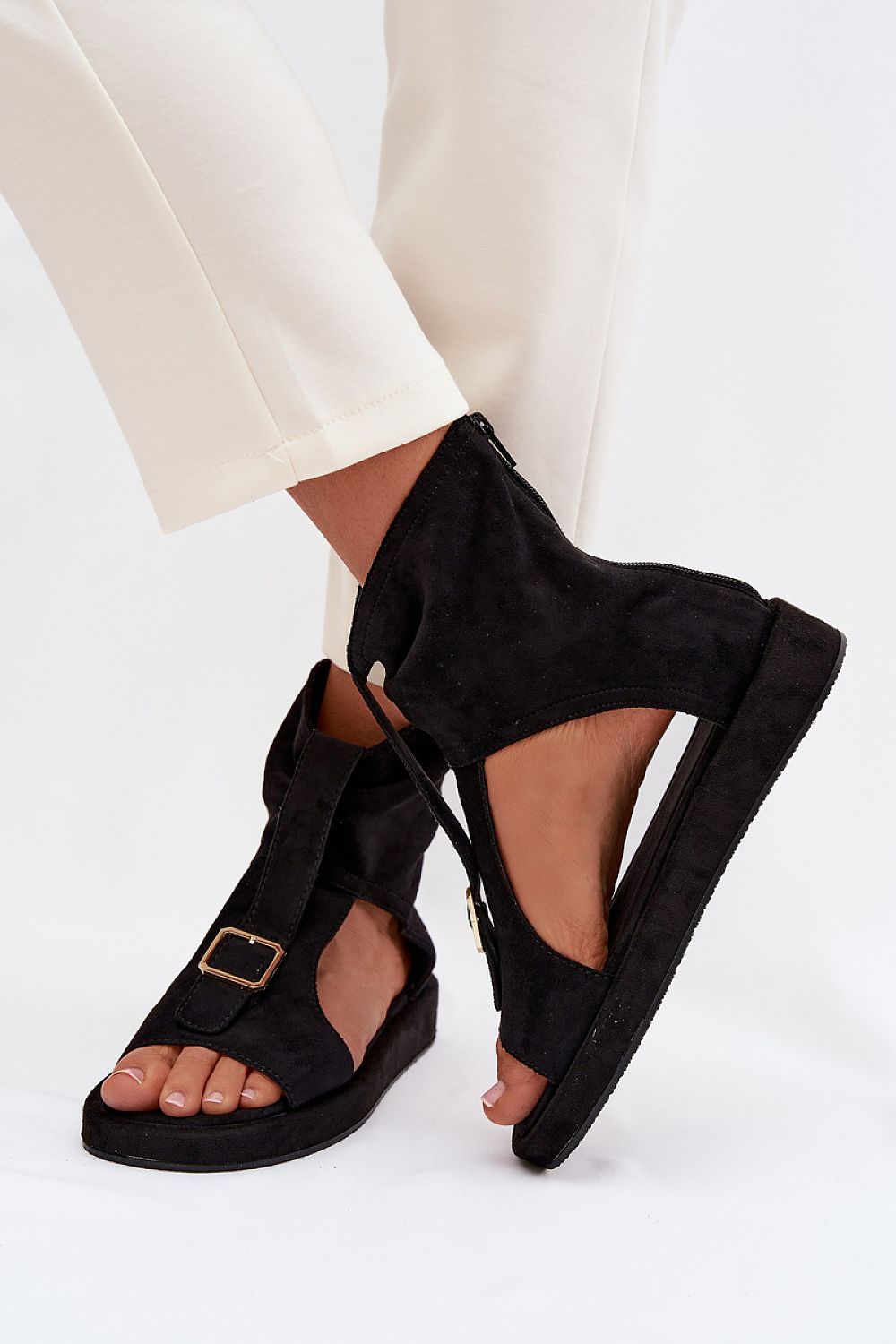  Sandały Model Coralya NN624 Black - Step in style 