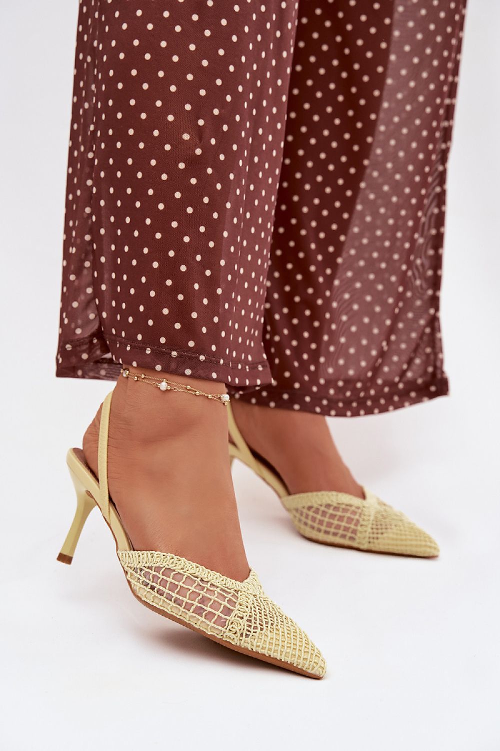  Sandały Model Hanelis G493 Yellow - Step in style 