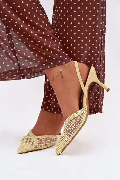  Sandały Model Hanelis G493 Yellow - Step in style 
