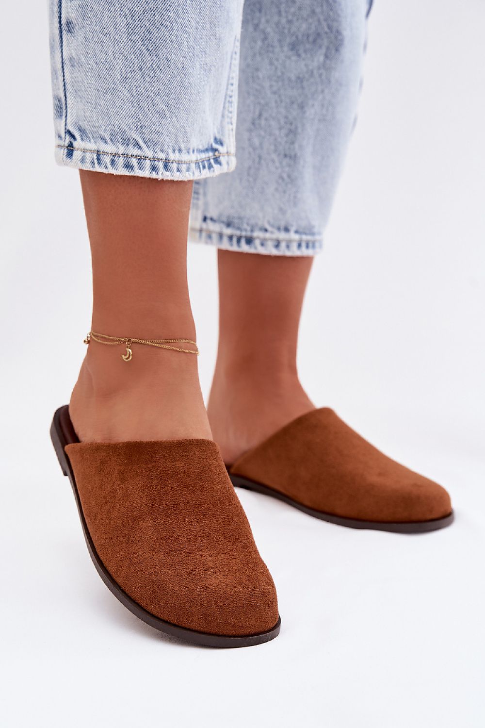 Sandał Klapki Model Veronelle DM505 Camel - Step in style 