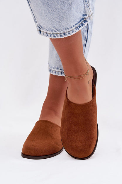  Sandał Klapki Model Veronelle DM505 Camel - Step in style 
