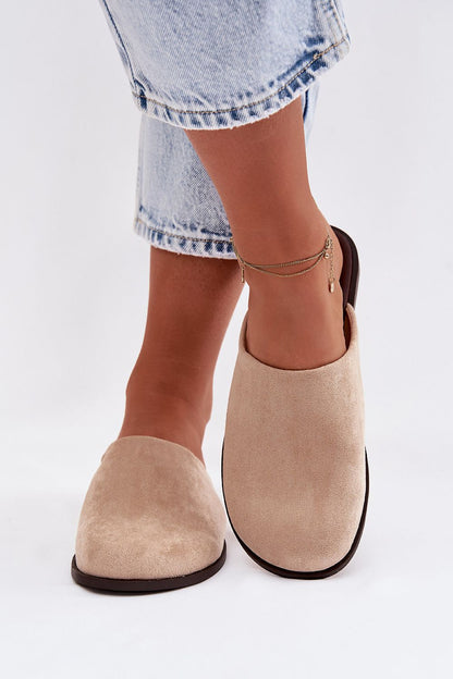  Sandał Klapki Model Veronelle DM505 Beige - Step in style 