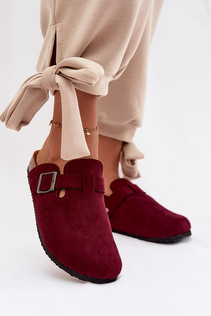  Sandał Klapki Model Delirisse 2769 Bordo - Step in style 