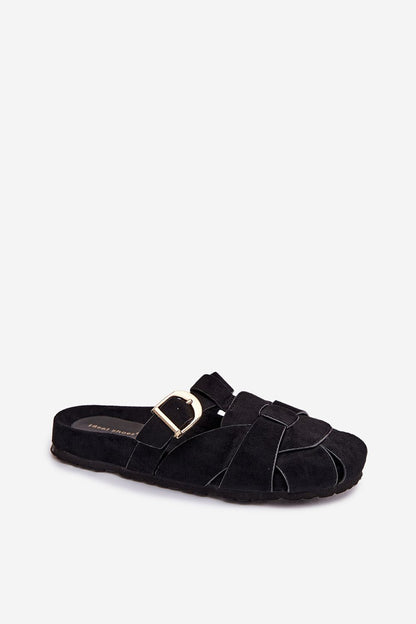  Sandał Klapki Model Ganelle 9771 Black - Step in style 