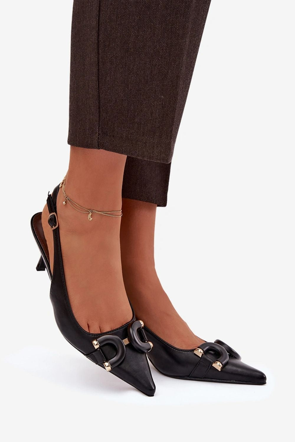  Sandały Model Brienne P-1488 Black - Step in style 