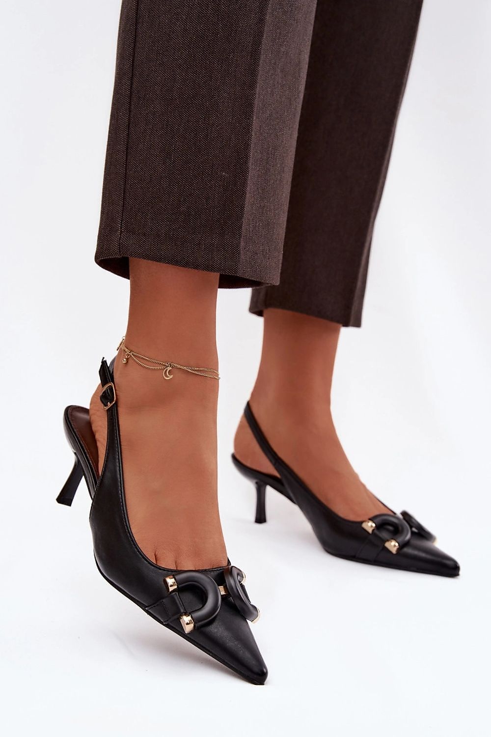  Sandały Model Brienne P-1488 Black - Step in style 