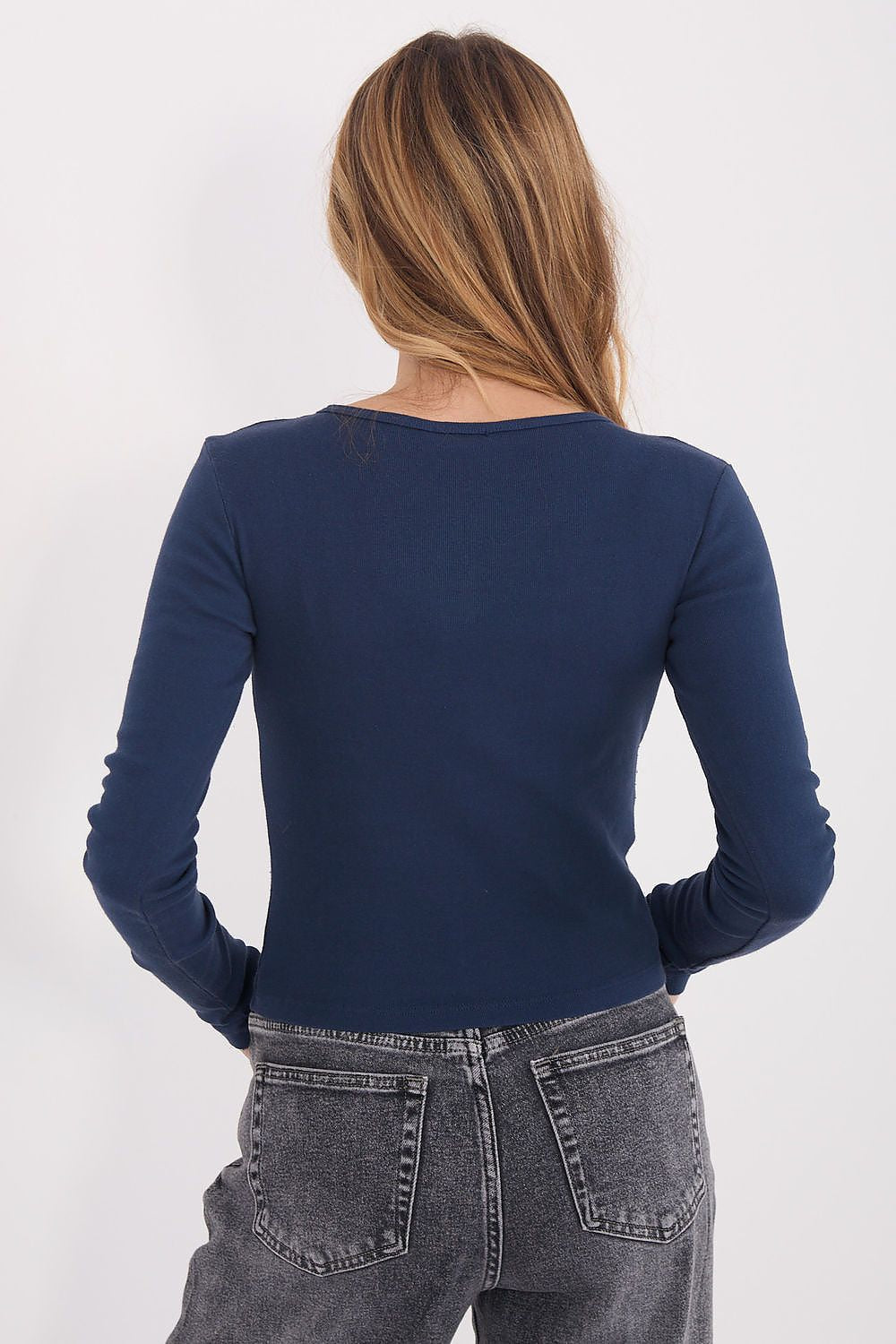   Bluzka Model WT-BZ-A1133.00 Navy - Factory Price 