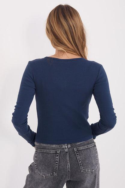   Bluzka Model WT-BZ-A1133.00 Navy - Factory Price 