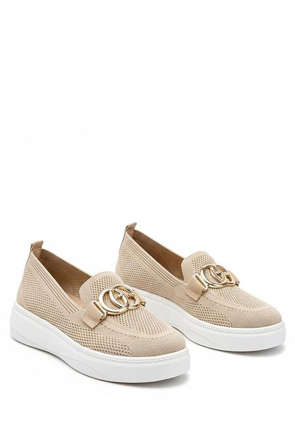   Trampki Model Catherine 2820 Beige - Solea 