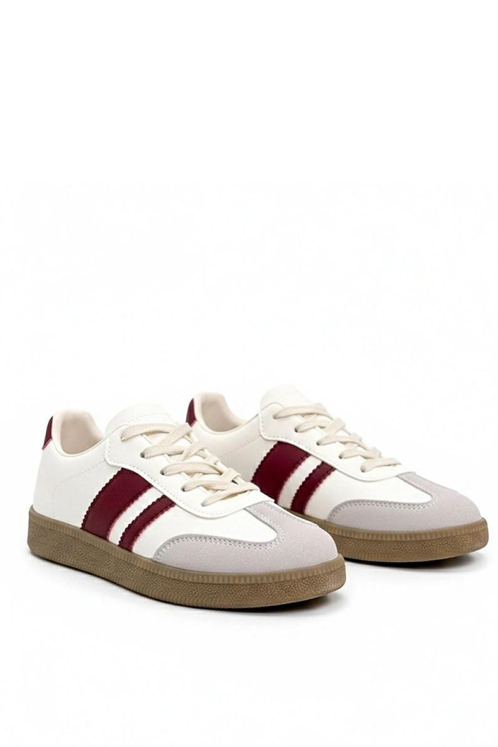   Buty Sportowe Model Therese 81200-3 Beige/Winered - Solea 