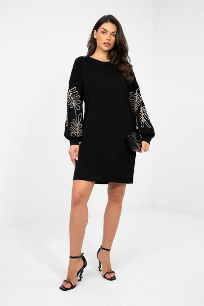  Sukienka Model RV-SK-A1064.09 Black - Rue Paris 