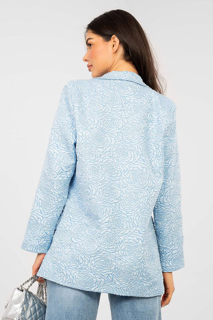   Marynarka Model IT-MA-21839.10 Light Blue - Rue Paris 