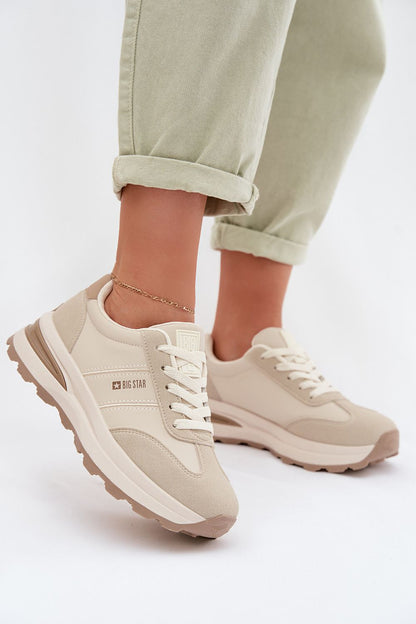   Buty Sportowe Model Big Star TT274876 HI-POLY SYSTEM Beige - Step in style 