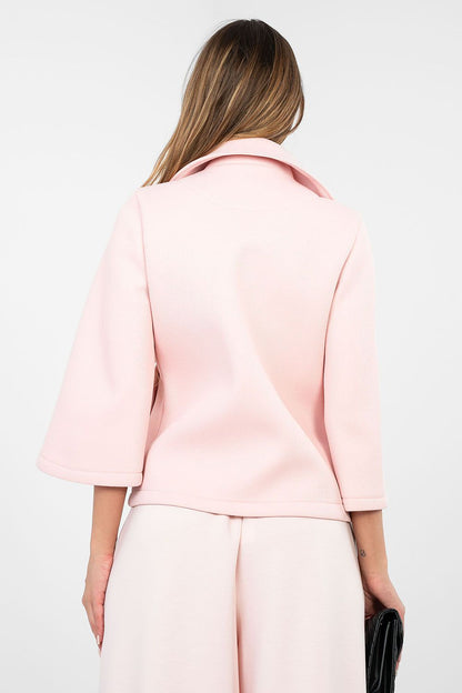   Płaszcz Damski Model IT-KR-95965.05 Light Pink - Factory Price 