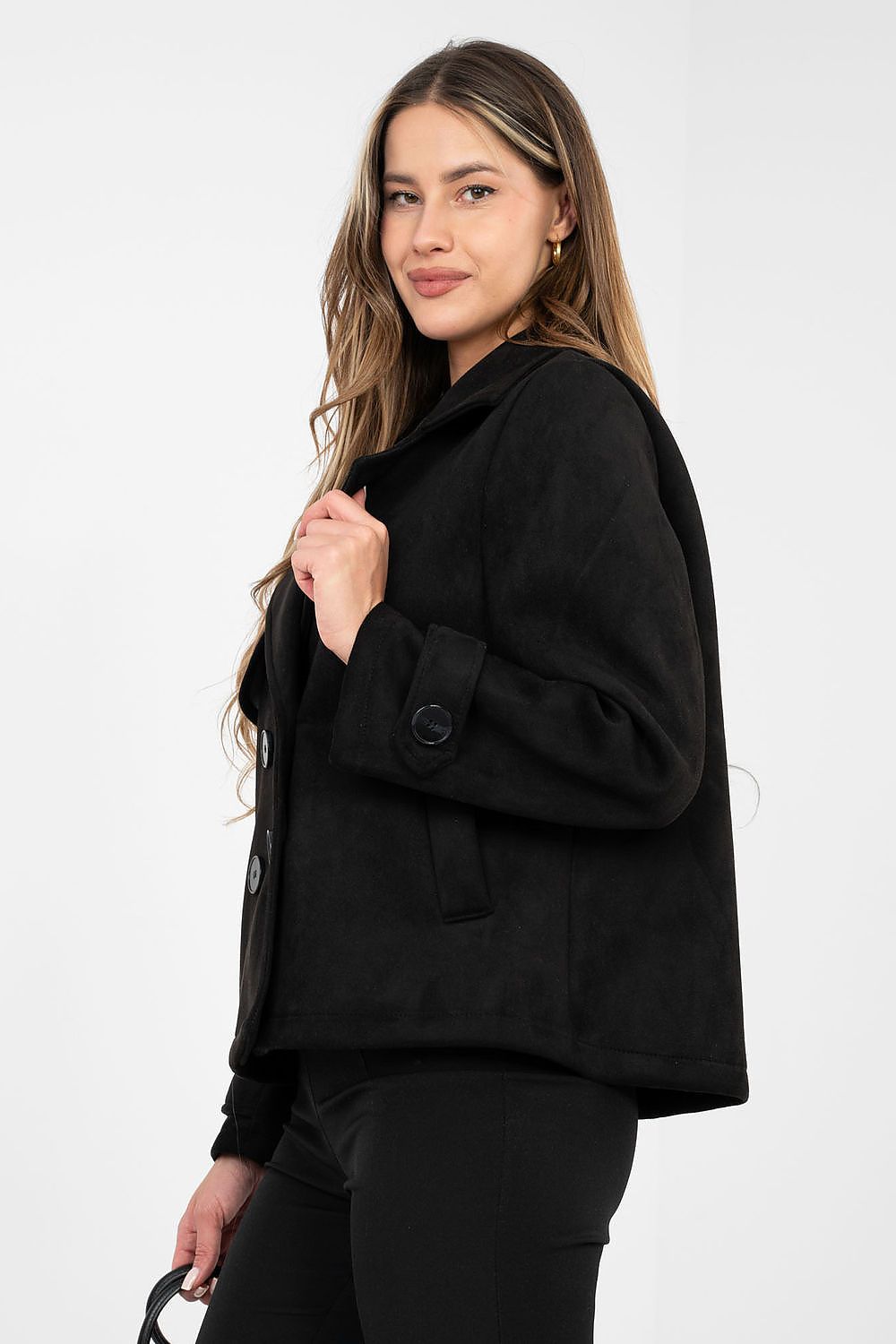   Płaszcz Damski Model IT-KR-97335.02 Black - Factory Price 