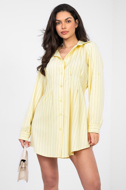  Sukienka Model IT-SK-22268.84 Light Yellow - Rue Paris 