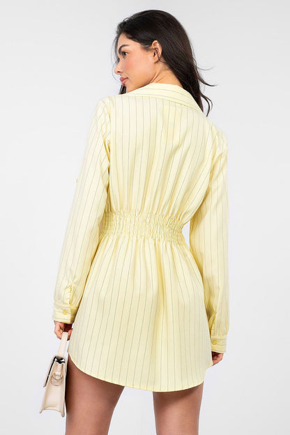 Sukienka Model IT-SK-22268.84 Light Yellow - Rue Paris 