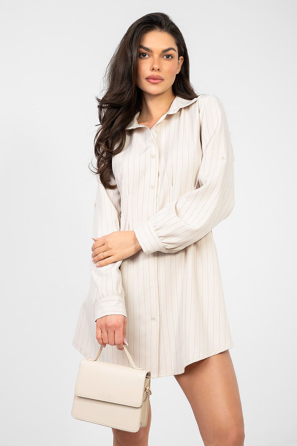  Sukienka Model IT-SK-22268.84 Light Beige - Rue Paris 