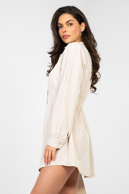  Sukienka Model IT-SK-22268.84 Light Beige - Rue Paris 