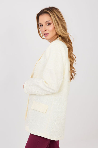   Marynarka Model IT-MA-21839.10 Ecru - Rue Paris 