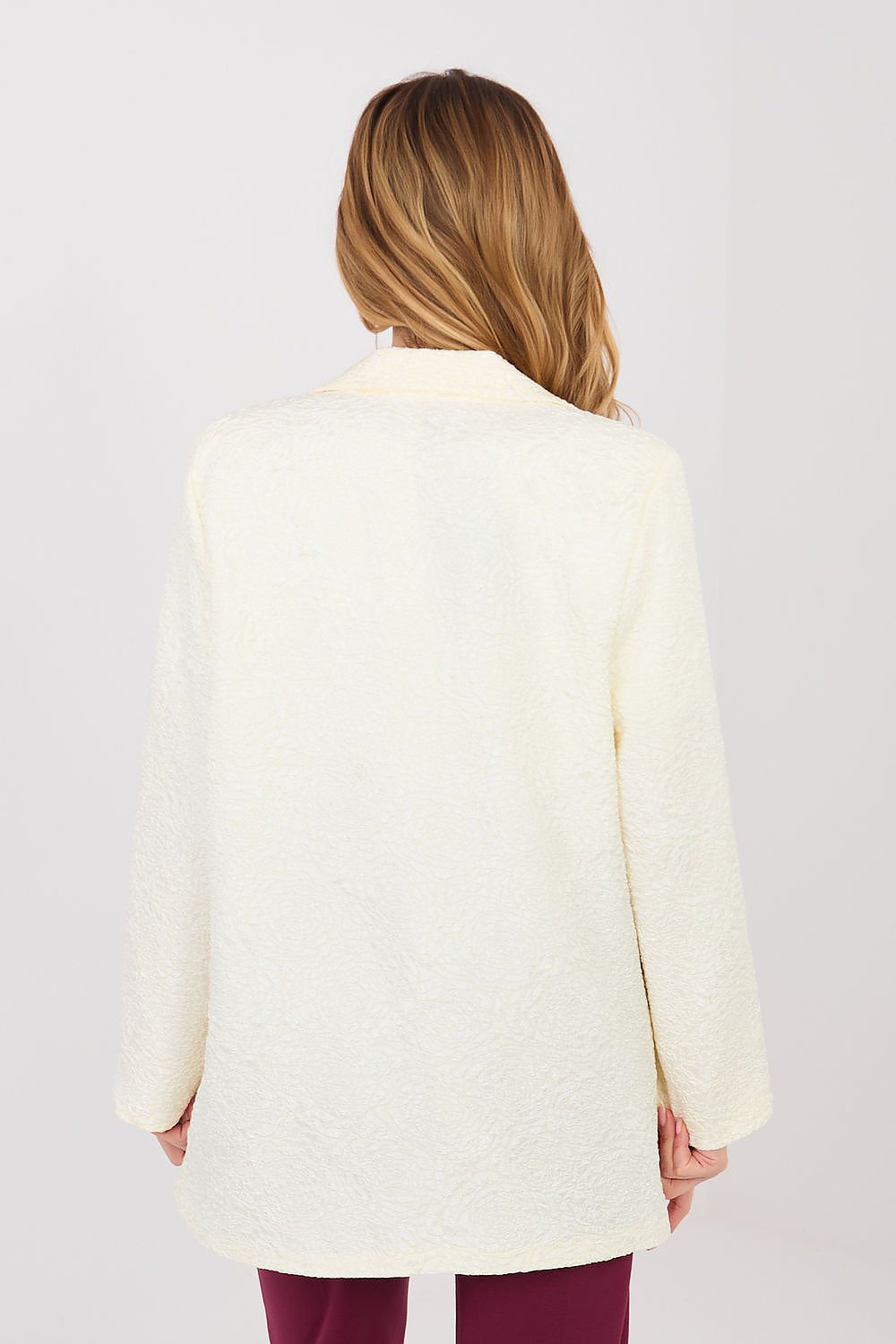   Marynarka Model IT-MA-21839.10 Ecru - Rue Paris 