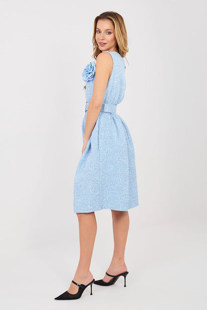   Sukienka Model IT-SK-21861.86 Light Blue - Rue Paris 